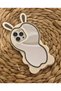 iPhone 12 Pro Max (6.7 Inch) Compatible Soft Dough Silicone Case with Rabbit Ear Detail and Wide Mirror
