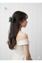 Pearl Organza Tulle Large Size Figured Buckle |   New Definition of Elegance - 3