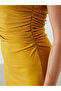 Esvab • Modern & Distinctive One-Shoulder Ruched Bodycon Dress - 3