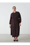 Crew Neck Print Dress - 2
