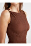 Esvab • Modern & Distinctive Zero Roba Collar Gathered Bodycon Dress - 3