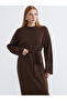 Esvab • Modern & Distinctive Zero Roba Collar Belted Knitwear Dress - 2