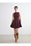 Zero Roba Collar Peplum Mini Dress for Style Seekers from Uzg Store