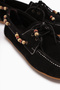 Liah Genuine Leather Black Women's Loafer Shoes - 5