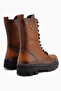 Sanela Genuine Leather Tan Women's Boots - 5