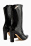 Aria Black Heeled Women's Boots - 6