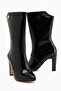 Aria Black Heeled Women's Boots - 4
