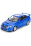 Far East Series Subaru Wrx Sti Blue Opening Doors Diecast Metal Model Car 11 cm 1:32 - 6