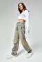 Its Basic Women's T.Kot Color Highrise Straight Fit 100% Cotton Denim - 3
