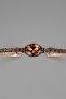 Women's Copper Bracelet with Zultanite Stone Authentic Model Handcuff Bracelet - 6
