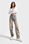 Its Basic Women's T.Kot Color Highrise Straight Fit 100% Cotton Denim