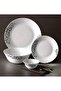 طقم عشاء كلاسيك مكوّن من 44 قطعة، Misty Drops، من أوبال وير (Opalware) - 7