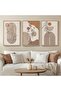 Set of 3 Abstract Minimalist Canvas Art 30x40cm Personalized Framed Wall art Paintings