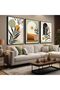 Set of 3 Abstract Minimalist Canvas Art 30x40cm Personalized Framed Wall art Paintings
