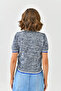 Women's Crew Neck Short Sleeve Knitwear Sweater 10192 - 6
