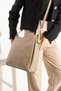 Women's Genuine Leather Shoulder and Crossbody Bag Pl029-D Vison - 5