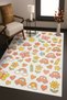 Mosso Multi-Colored Children's Pictures Figured Pattern Woven Base Modern Decorative Carpet Mosso1777 - 2