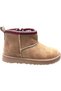 25C.Ugy Suede Zippered Fur Girls' Boots
