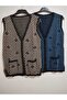 2 Pack, Winter, 100% Acrylic, Standard Size 40 Knitwear Mother Vest - 5