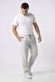 Men's Light Melange Relaxed Fit 3 Thread Ş Fleece-Lined Sweatpants - 4