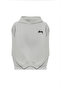 Unisex Broken Glass Printed Oversized Loose Fit Cotton 3 Thread Ş Fleece-Lined Gray K Hooded Sweatshirt - 3