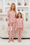 Mother-Daughter Matching Combed Cotton Buttoned Pajama Set (Mother-Daughter Sold Separately.) - 2