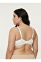 White Cotton Combed Shaping / Sculpting Bra Wire Free Unpadded Sponge Free Comfortable Bra - 6