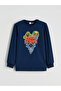 M&B Collection Navy Blue Brawl Stars Printed Boys' Pajama Set - 2