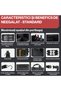 foldable car trunk organizer, customizable compartments, 5334 cm - 5