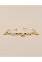 Calvera Adjustable Lock and Heart Charm Handcuff Bracelet - 4