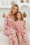 Mother-Daughter Matching Combed Cotton Buttoned Pajama Set (Mother-Daughter Sold Separately.)