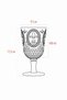 Acrylic Smoked 6-Piece Glass & Water Soft Drink Coffee Side Cup 450 ml (Not Glass) - 5