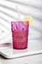 Acrylic Pink Single Short Cup & Water Soft Drink Coffee Side Cup 400 ml (Not Glass)