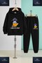 Children's Unisex'Astronaut Space Planet Above' 3-Piece Hooded Tracksuit Set - 2