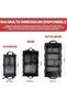 L Foldable Car Trunk Organizer, Modular Compartment, Oxford - 6
