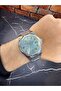 Men's Wristwatch – Silver Steel Case – Silver Steel Band – Turquoise Dial - 6