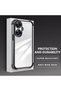 Realme C55 Compatible Four Corner Thickened Anti Fall Transparent Silicone Coating Case - 3