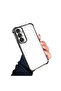 Samsung Galaxy A24 Compatible Four Corner Thickened Anti Fall Transparent Silicone Coating Case - 2