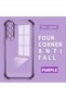 Samsung Galaxy S21 Fe 5g Compatible Four Corner Thickened Anti Fall Transparent Silicone Coating Case