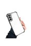 Samsung Galaxy S21 Fe 5g Compatible Four Corner Thickened Anti Fall Transparent Silicone Coating Case - 3