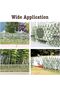 𝐎𝐧𝐞𝐃𝐜𝐨𝐫 Expandable Wooden Wicker Fence with Ivy – 170x90cm Decorative Bamboo Trellis - 6