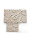 Grano Bath Mat Set Cream - 4