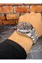 Men's Wristwatch – Black Dial – Stainless Steel Case – Steel Band - 7