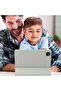 iPad Pro 12.9 Case (2018-2022) with Pencil Holder - Slim Magnetic Trifold Stand (Smoky Gray) - 2