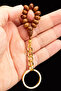Natural Kuka Stress Rosary Finger Length Prayer Beads, Keychain