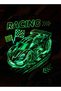 Racing Cars Print Boys Glow in the dark Pajama Set - 2