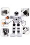 Intelligent RC Police Robot Toy for Kids LED Eyes Shooting Arm Singing Dancing Storytelling Robot - 4