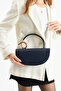 Ci̇pri̇ Model Dark Blue Buckle Women's Hand and Shoulder Bag - 2