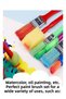 Brush Set 6 Pieces Plastic Handle Painting Brush 1 Pack Watercolor Acrylic Paint Gouache Paint Oil Paint Brush S - 5