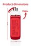 750 Ml. Glass Water Bottle – Healthy and Durable Water Bottle with Sleeve – Don'T Touch This Is My Bottle - 4